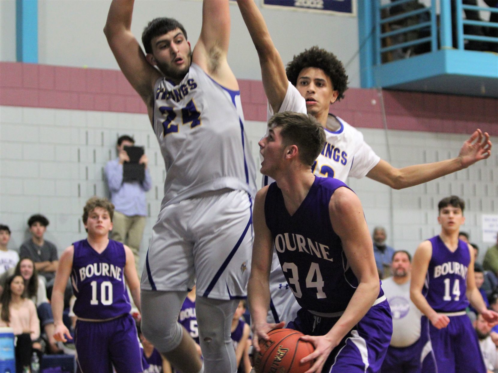 Bourne Boys' Basketball vs Wareham — January 10, 2020